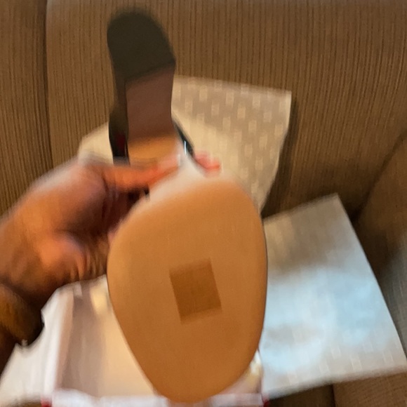 Valentino Tan-Go Platform Peep Toe Sandal Pump - Picture 6 of 6